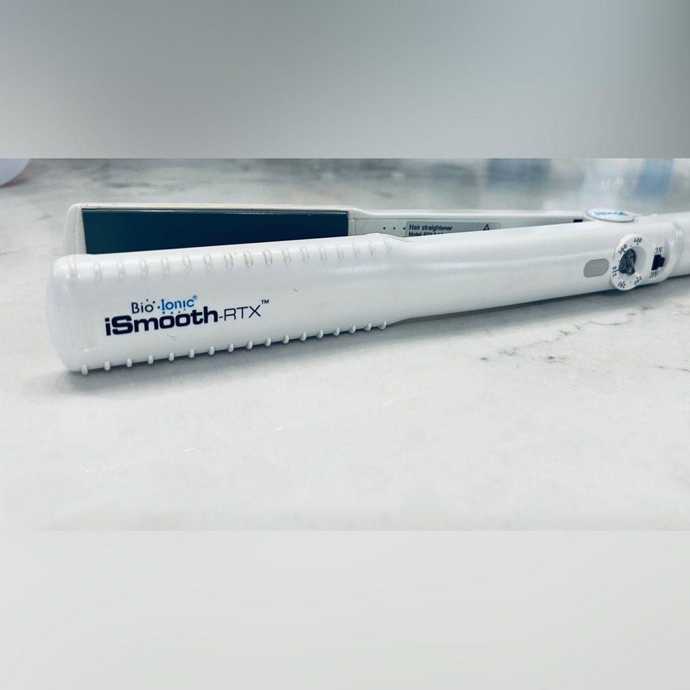 Bio Ionic iSmooth Ionic Conditioning Hair Straightening Iron RTX-2 1.0" 400F